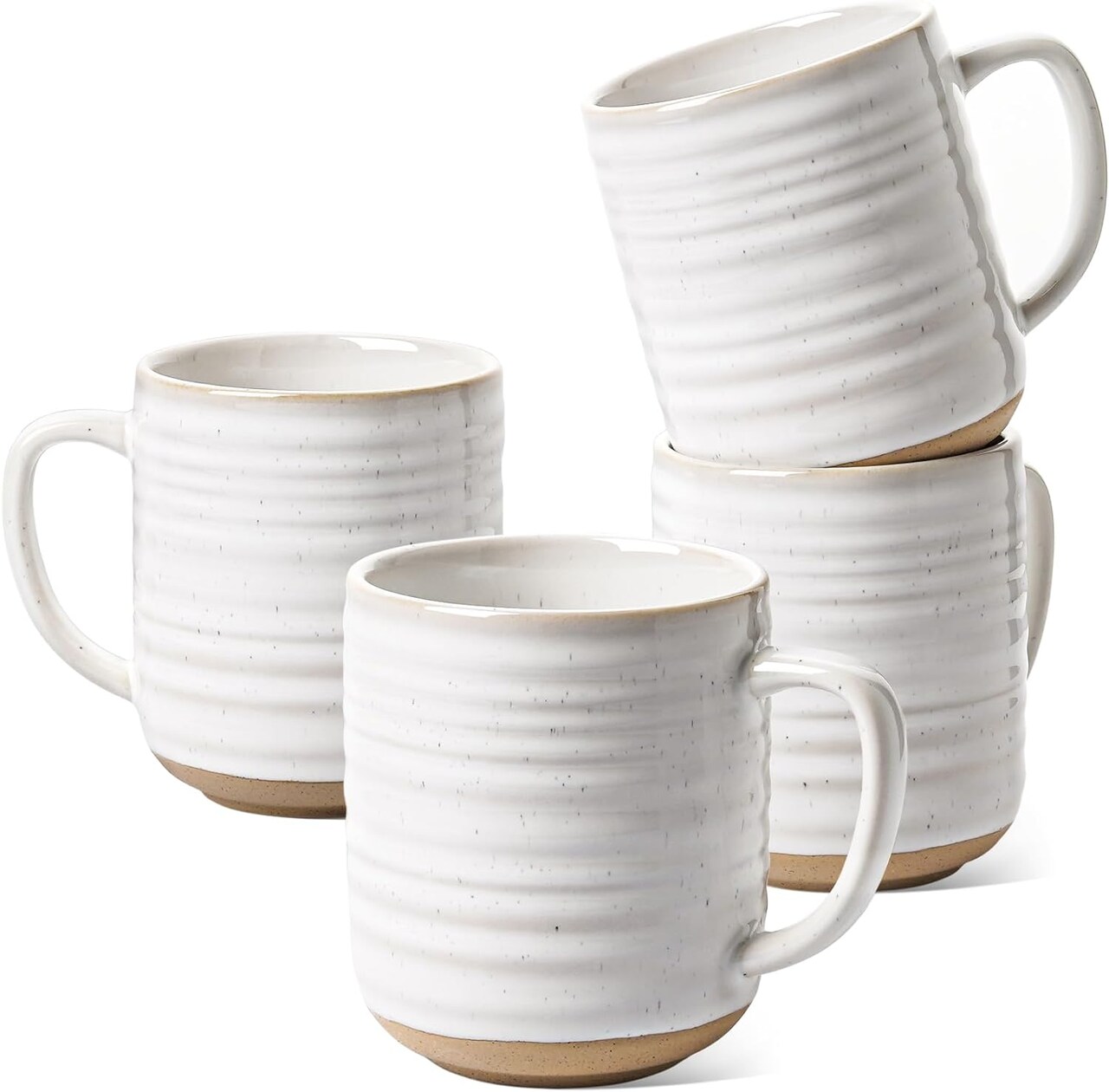 Coffee Mugs 12 oz, Ceramic Mug Set, Housewarming Wedding Present